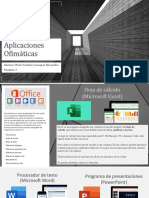 Aplicaciones Ofimáticas