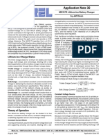 Application Note 30: MIC2179 Lithium-Ion Battery Charger by Jeff Dixon