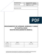 PROCEDIMIENTO DE FACTORY DEFAULT, UPGRADE Y CARGA DE PLANTILLA ROUTER - EPAD - v.1