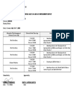 Individual Daily Log and Accomplishment Report