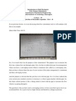 Introduction To Fluid Mechanics Prof. Suman Chakraborty Department of Mechanical Engineering Indian Institute of Technology, Kharagpur Lecture - 39 Application of Bernoulli's Equation - Part - II