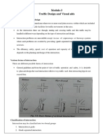 Traffic Design and Visual Aids