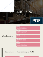 Warehousing in SCM