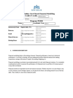 Course Outline Financial Modeling PGDM