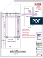 Typical Lift Shaft Closing Arrangement SK-092