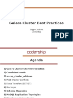 Galera Cluster Best Practices: Seppo Jaakola Codership