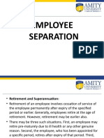 Employee Separation (Notes)