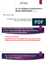 Verification Guide For Software Components of Intervention Projects - Field Version