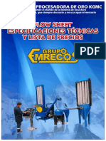 Flow Sheet y Precios