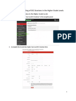 Encoding and Billing of ESC Grantees in The Higher Grade Levels