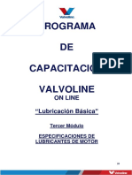 1 Especificaciones en Aceites de Motor 2019