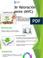 Método de Valoración Contingente (MVC)