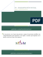 Adaptación-Inadaptación Social