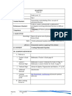 Quarter I Subject: MATH Date: - Day:1 Content Standard Performance Standard Competency Competency 17:solves Polynomial Equations