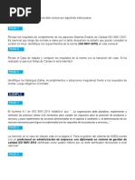 Tarea Operaciones SGC Iso 90012015