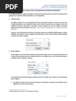 Herramientas de Excel para Los Modelos Financieros