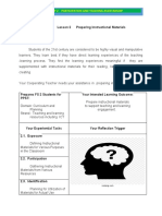 Lesson 2 - Preparing Instructional Materials