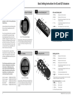 Non-Textual (Pre-Pro) Display Infra-Red Setting Tool