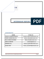 Yunus Textile Mill Internsip Report