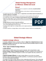 GSM SC 405 Unit 3 PPTS Local and Global Alliance