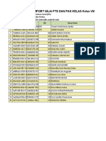 PTS - PAS - Ilmu Pengetahuan Sosial (IPS) - Kelas VIII B