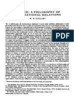 Philosophy of International Relations