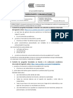 EVALUACIÓN PARCIAL 01 Semi Presencial