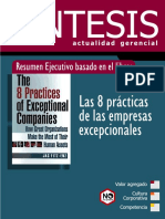 Las 8 Prácticas de Las Empresas Excepcionales