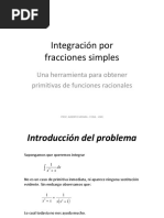 Integración Por Fracciones Simples