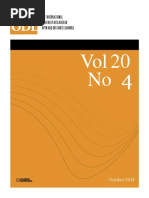 Vol 20 No4: October 2019