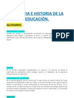 Glosario y Esquema de Filosofia