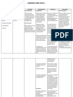 Nursing Care Plan 1