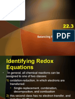 Balancing Redox