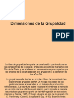 Dimensiones de La Grupalidad