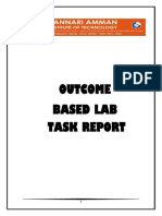 Outcome Based Lab Task Report