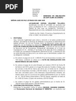 EJECUCION DE ACTA DE CONCILIACIÓN - Obligación de Dar Suma de Dinero