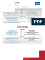 2 - Academic Calendar S K Somaiya SY 2021-22