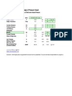 ASME Pressure Vessel Shell and Head Thickness (Sharing)