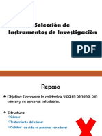 CLASE 7. Selección de Instrumentos de Investigación