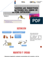 Semana 4 de 5° Sec. Magnitudes Físicas y Teoría de Error