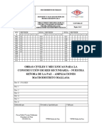 Provisión y Colocado de Funda de Proteccion de PVC DN-4"