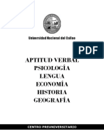 PreUNAC - Aptitud Verbal Part 1