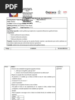 Planeación Matemáticas
