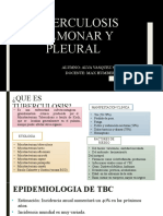 Tuberculosis Pulmonar y Pleural