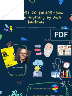 THE FIRST 20 HOURS-How To Learn Anything by Josh Kaufman