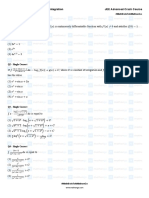 Advanced Level DPP Indefinite Integration Question