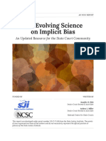 The Evolving Science On Implicit Bias: An Updated Resource For The State Court Community