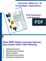 Chapter 1 Consumer Behavior: Its Origins and Strategic Applications