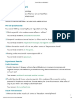 Physioex Lab Report: Pre-Lab Quiz Results