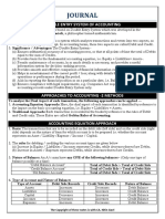 Journal: Double Entry System of Accounting